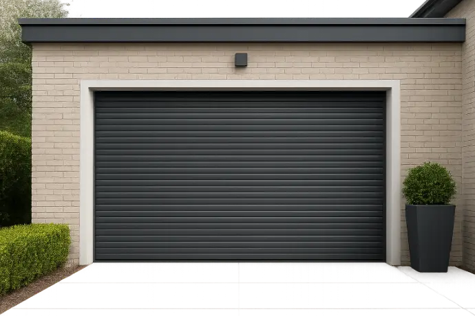 GRO Exterior - double garage door
